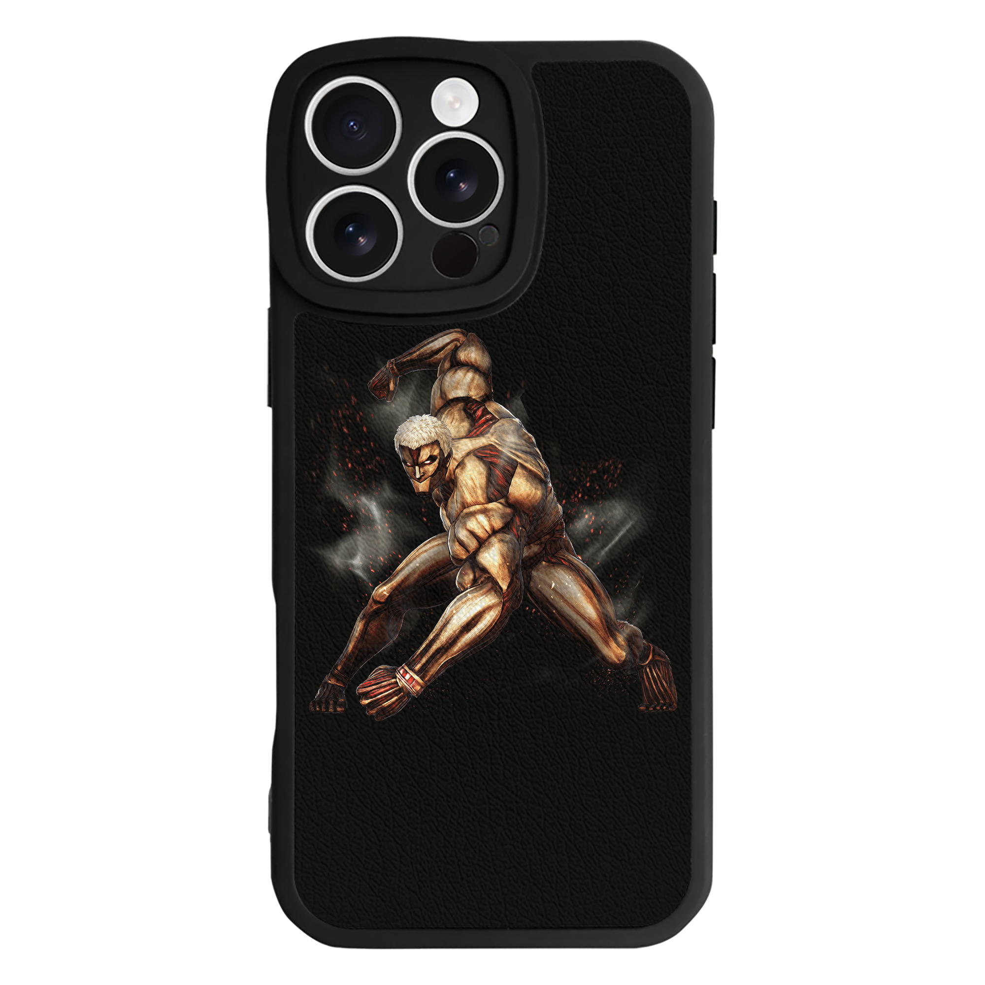 （画像用） 進撃の巨人 Attack on Titan 【iPhone 16シリーズ対応】シリコンスマホケース（レザー調） 材質：シリコン